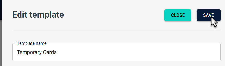 Saving other settings and activation (SQL Push)