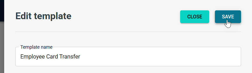 Saving other settings and activation